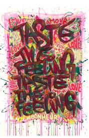 Edwige MOREL - TASTE THE FEELING 140X110CM