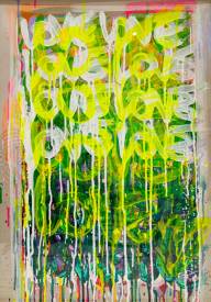 Edwige MOREL - LOVE LOVE JAUNE FLUO 50X70CM.jpg