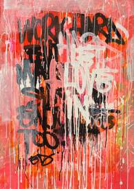 Edwige MOREL - WORK HARD 95X70CM