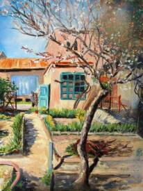 Chrystine MOUNIÉ - jardin  de mon enfance