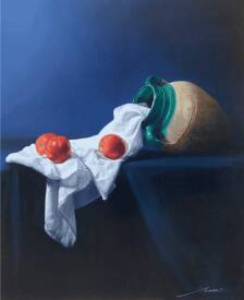 Michel NADAÏ - Les trois veilleuses | Nature Morte de Michel Nadaï (MOF)