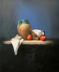 Michel NADAÏ - Le temps dessous la nuit | Nature Morte de Michel Nadaï (MOF)