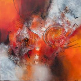 Nadine NETTE - Terre de feu 80x80