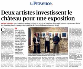 Laurence NICOD - LA PROVENCE EXPO GREOUX LES BAINS.