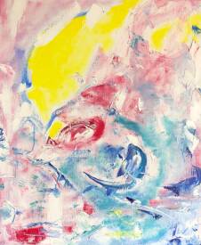 Nina NKAR - Nina Nkar Printemps 3 2024, huile sur toile65x54,.jpg.jpg