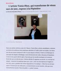 Tania OHSE - Article de presse 2026