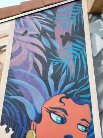 Pascaline Hamann - Okitsumi - Détail fresque Think different
