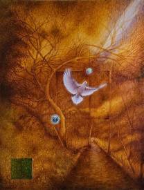 Daniel OLIVIER - Daniel OLIVIER-Le bois de la colombe- huile sur toile-116 x 89..jpg