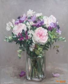 Yuichi ONO - Bouquet de fleurs  46x38cm H:T.jpg