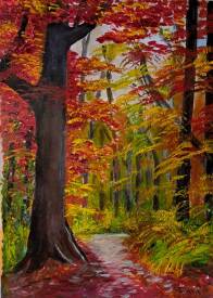 Claude PACAUD - Au pied de mon arbre(50x65).jpg