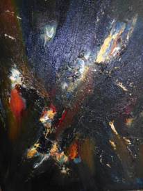 Alphonse PAPPALARDO - Etude clair obscur.huile.65x54cm