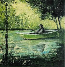 Claude PARIZOT - L'HOMME AU CHAPEAU