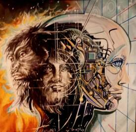 Claude PARIZOT - SELECTION NATURELLE. 80X80