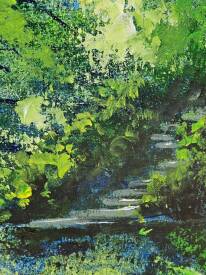 Claude PARIZOT - ABSTRACTION VEGETALE. 116X89