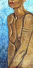 Michel PERRIER - MP-pointille-BLUE_DREAM1-60X120cm