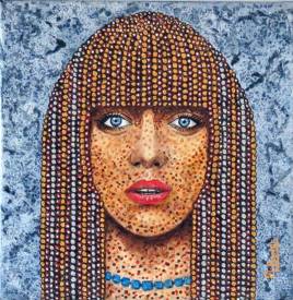 Michel PERRIER - Visage pointillé