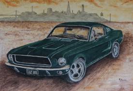 Michel PERRIER - FORD Mustang  Bullitt