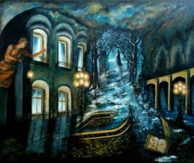 Gui PETRA - Sur les traces d'une gloire, Acrylique sur toile 60x50cm, Janvier 2020.jpg