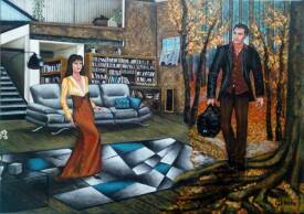 Gui PETRA - Coming back home, Acrylique sur toile 70x50cm, Novembre 2019.jpg