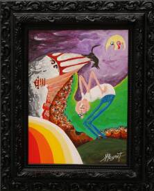 Jean Philippe PEYNET - Hommage au Guette-au-trou - 45x55cm