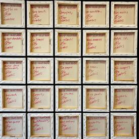 Philippe Combis - Philippe CBS - tableau-signature-100x100-valentine day-love-life-philippecbs-toulouse-2026.JPEG
