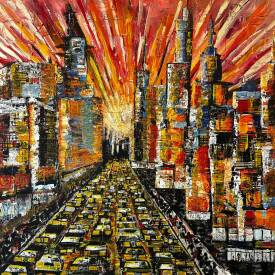 Philippe Combis - Philippe CBS - tableau-100x100-ny-color-abstrait-time-square-new-work-art-contemporain-architecte-artiste-francais-combis-philippe-cbs.JPEG