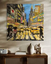 Philippe Combis - Philippe CBS - tableau-100x100-time-situation-ny-time-square-taxi-new-york-art-love-life-abstrait-rouge-jaune-erotique-passion-art-contemporain-combis-cbs-philippe.jpg