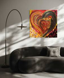 Philippe Combis - Philippe CBS - tableau-situation-100x100-donjon-detail-heart-sexe-love-abstrait-rouge-noir-erotique-passion-moderne-chines-art-contemporain-architecte-artiste-francais-combis-philippe-cbs.jpg