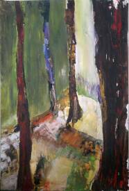 Michelle PICCA ANGERS - SOUS BOIS Huile sur papier 50 X 74.jpg