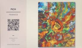 Michel Thévenot dit PICH - Pich s magic abstract paint#116  exposée ARTEXPO NEW YORK du 3 au 6 avril 2025