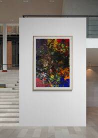 Michel Thévenot dit PICH - "Pich's magic abstract paint 187"exihibited on  art-gallery-wall-