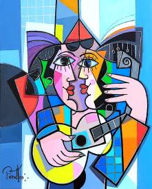 Giuseppe PIERMATTEO - Le guitariste. 81x65cm.jpg