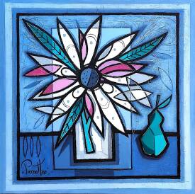 Giuseppe PIERMATTEO - Bouquet blanc. Format 80x80cm.jpg