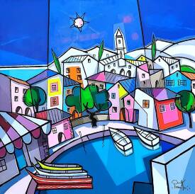 Giuseppe PIERMATTEO - Voyage en Italie Format 80x80cm.jpg