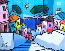 Giuseppe PIERMATTEO - Le chemin de la mer 92x73cm.jpg