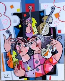 Giuseppe PIERMATTEO - Les violonistes Format 81x65cm.jpg