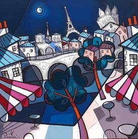 Giuseppe PIERMATTEO - Paris s'endort 80x80cm.jpg