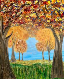 Pascal PILLONS - REVERIE EN ROUGE ET OR