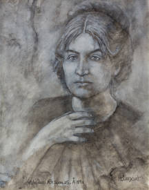 François PLUMART - Suzanne Valadon Acrylique sur bois 50x40cm.jpg
