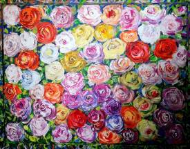 Elva POLYAKOVA - Kleurige rozen