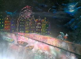 Elva POLYAKOVA - Windy evening in Amsterdam