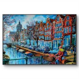 Elva POLYAKOVA - Tulipsgirl in Amsterdam