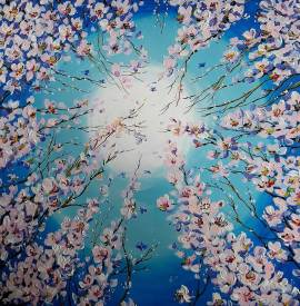 Elva POLYAKOVA - Blooming Sakura trees