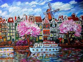 Elva POLYAKOVA - Trees Blooming in Amsterdam