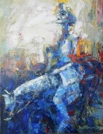 José POMARES - Don Quichotte 2 - 65 x 50.jpg