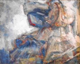 José POMARES - Les dessous de la Liberté - 65 x 81 - 1996