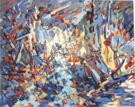 José POMARES - Pacte avec les Eléments - 65 x 81