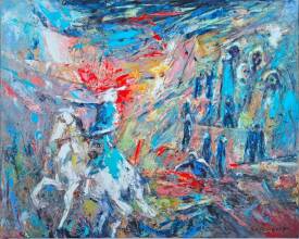 José POMARES - La Traversée - 65 x 81 - 2026