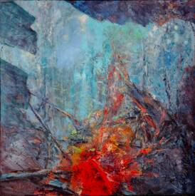 José POMARES - Entropie 2 - 60 x 60 - 2025