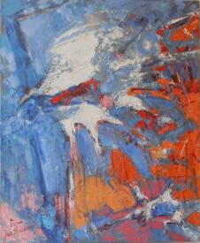 José POMARES - Coquillage cassé - 73 x 60 - 1993